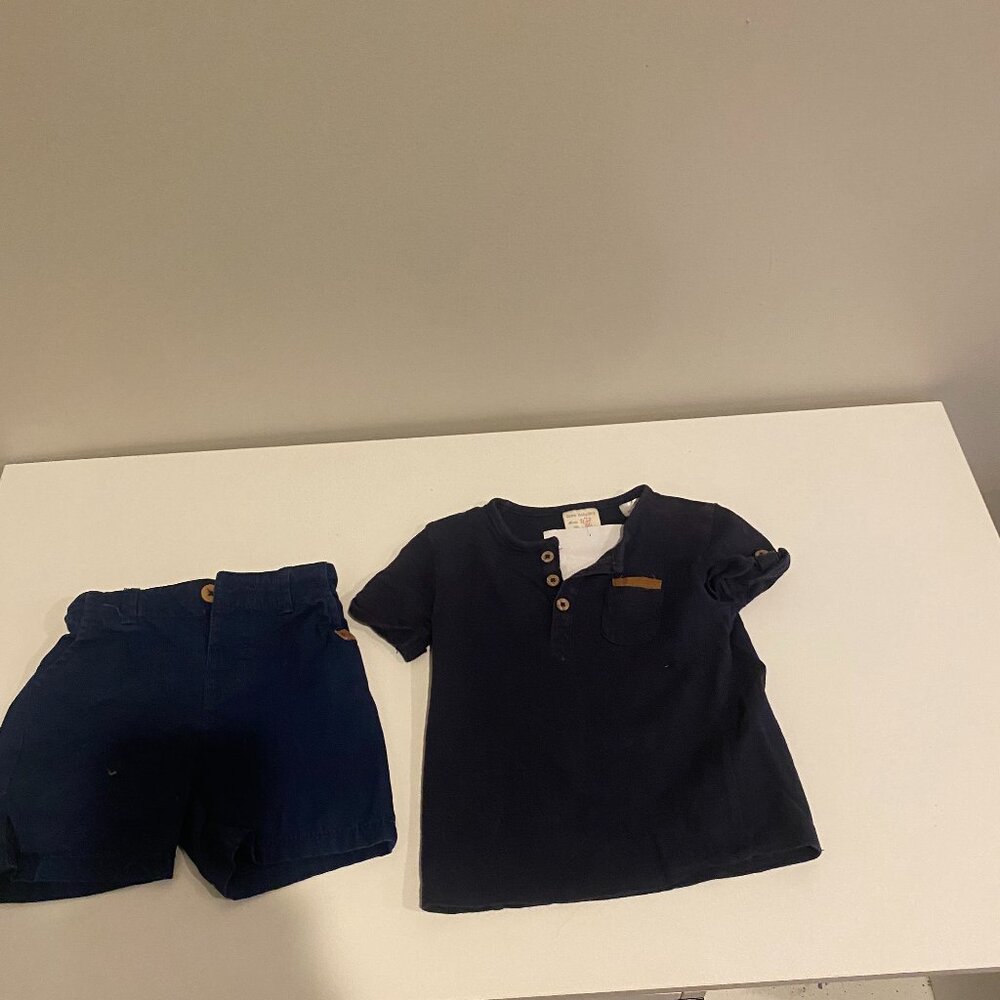 Zara shirt and shorts